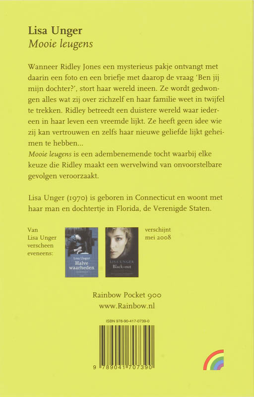 Achterkant van Mooie leugens