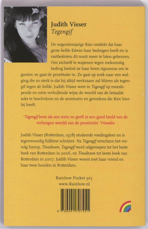 Achterkant van Tegengif