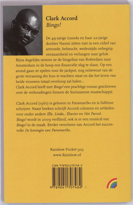 Achterkant van Bingo!