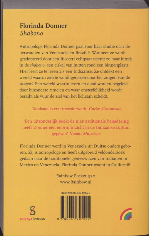 Achterkant van Shabono