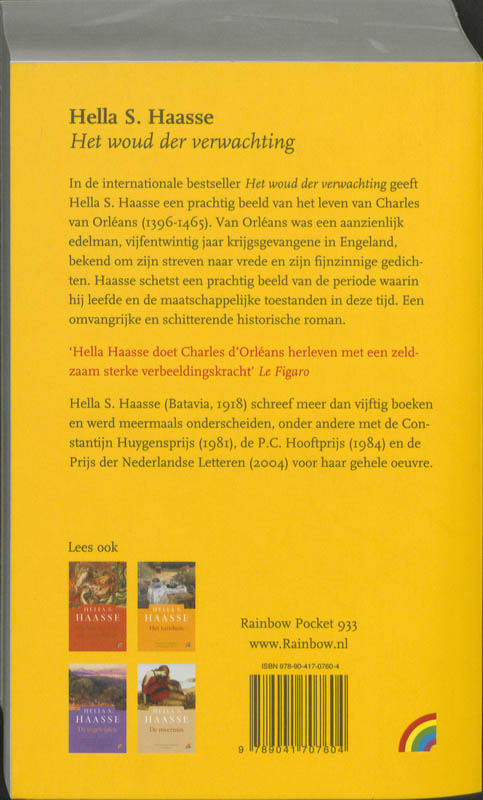 Achterkant van Het woud der verwachting