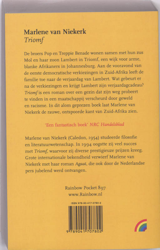 Achterkant van Triomf