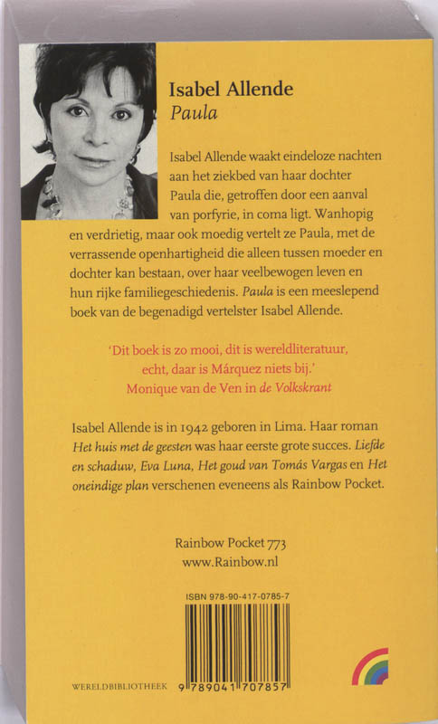 Achterkant van Paula