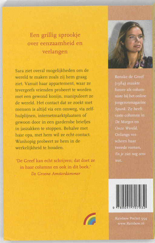 Achterkant van Was alles maar konijnen