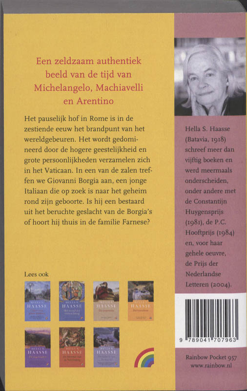 Achterkant van De scharlaken stad