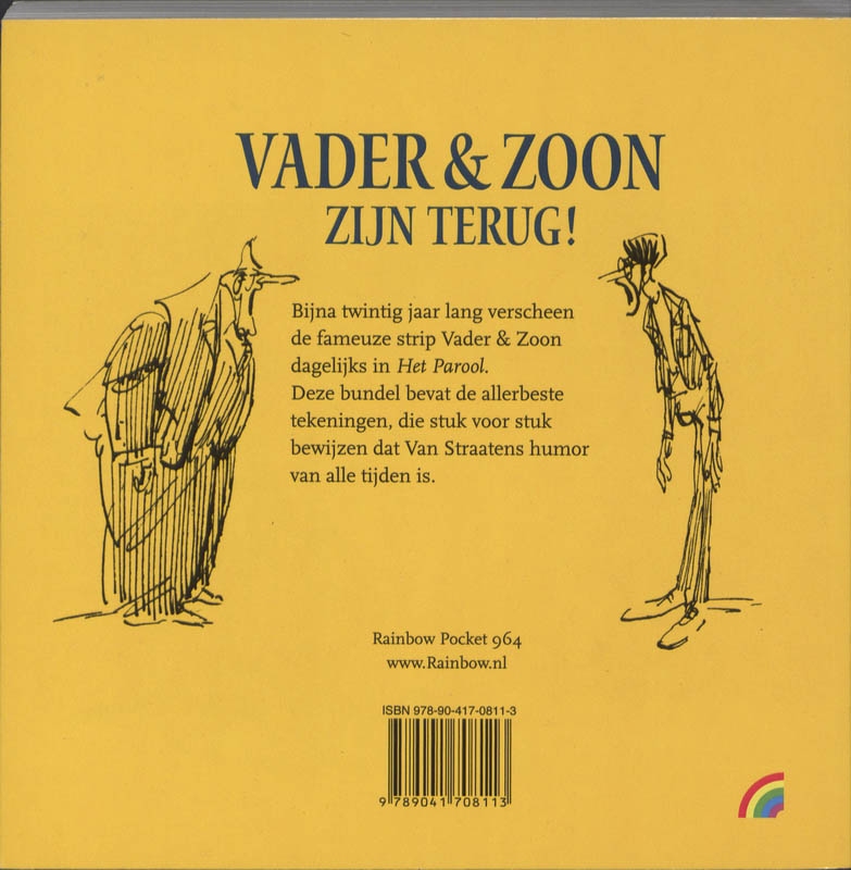 Achterkant van Vader & Zoon zijn terug