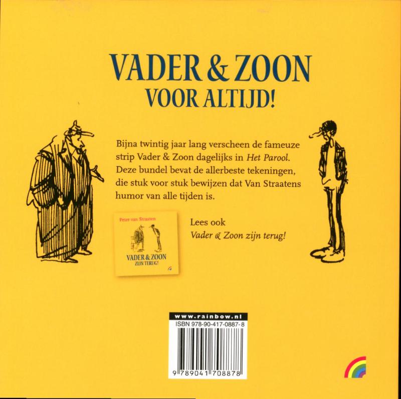 Achterkant van Vader & Zoon voor altijd