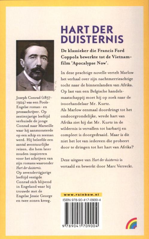 Achterkant van Hart der duisternis