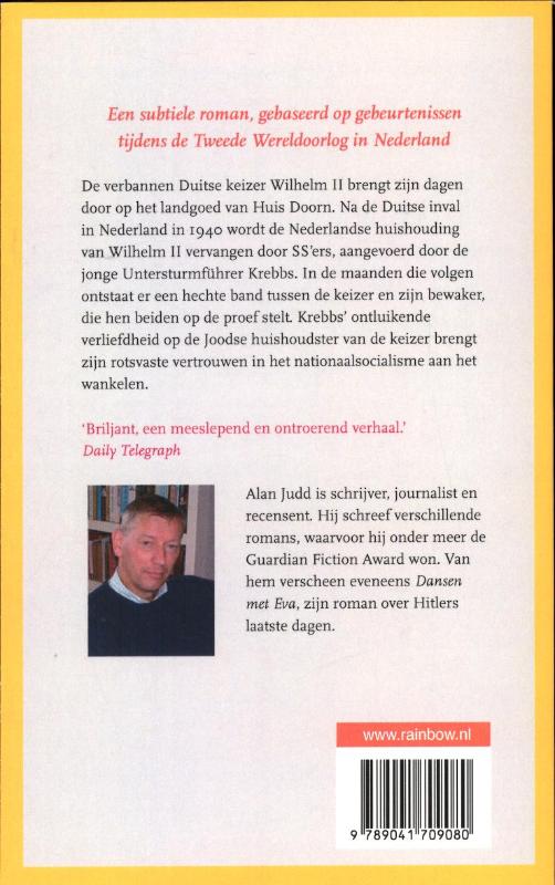 Achterkant van De laatste kus van de keizer