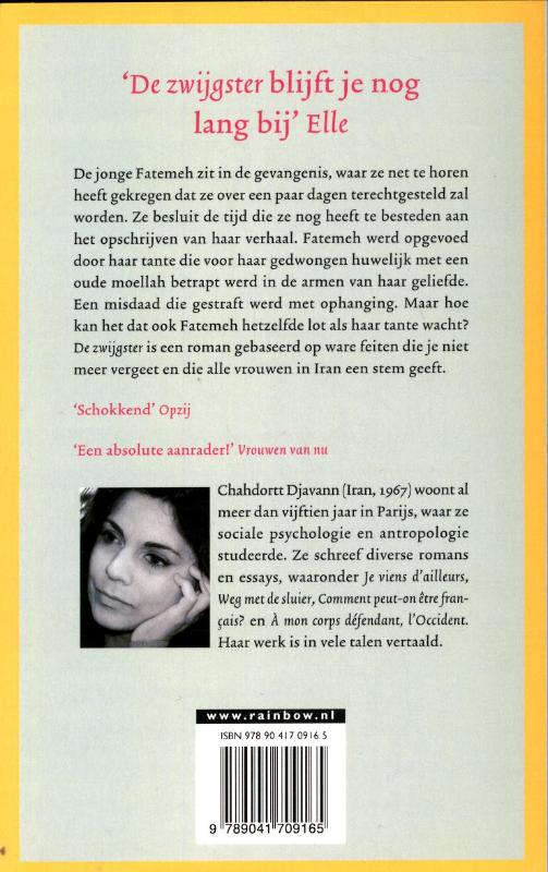 Achterkant van De zwijgster