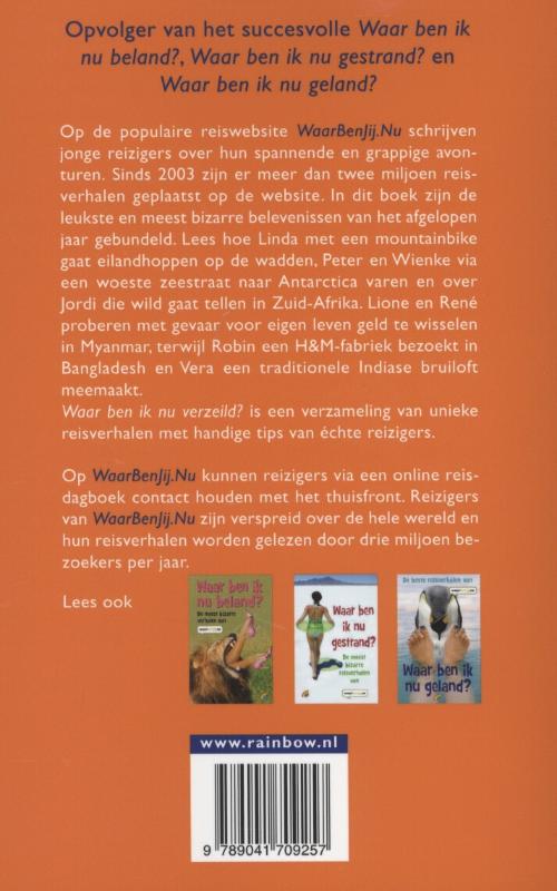 Achterkant van Waar ben ik nu verzeild?