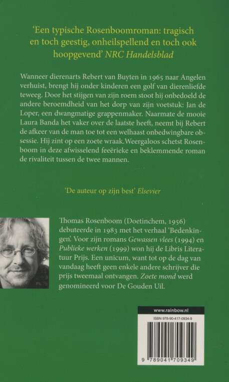 Achterkant van Zoete mond