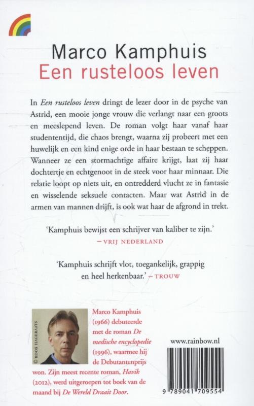 Achterkant van Een rusteloos leven