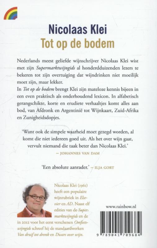 Achterkant van Tot op de bodem