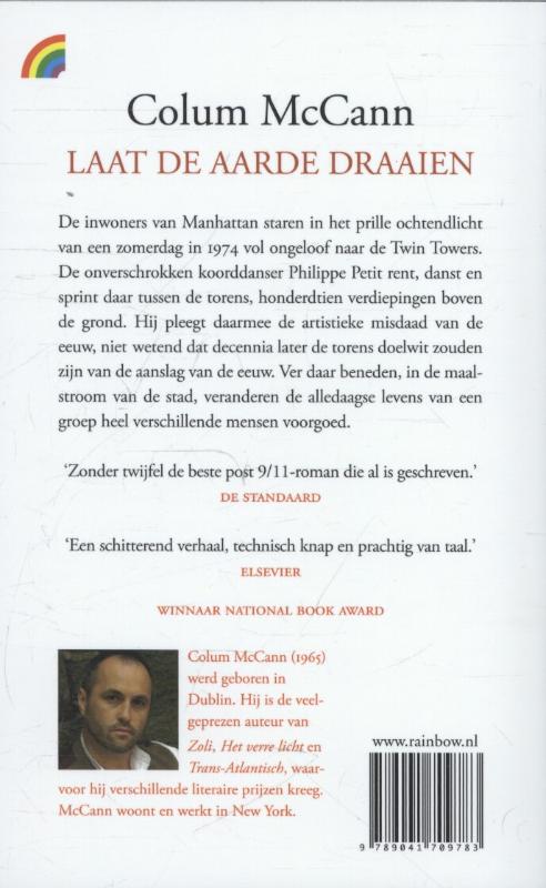 Achterkant van Laat de aarde draaien