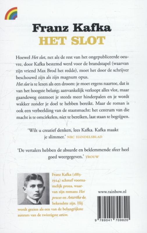 Achterkant van Het slot