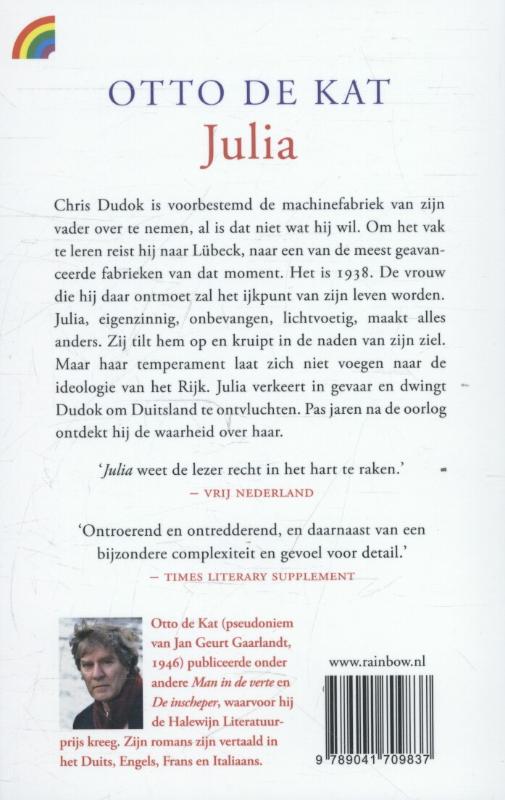 Achterkant van Julia