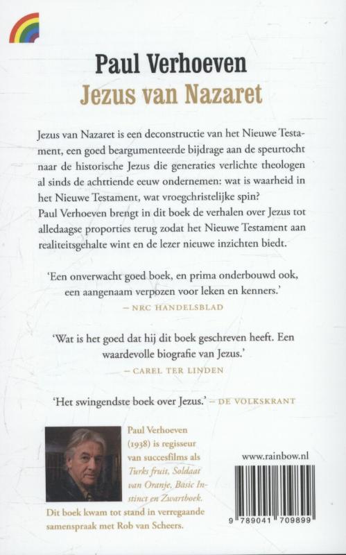 Achterkant van Jezus van Nazareth