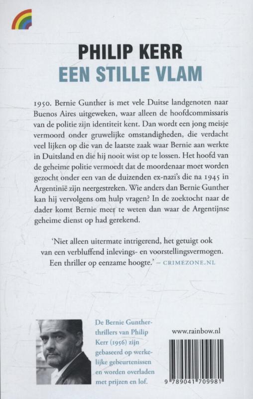 Achterkant van Een stille vlam