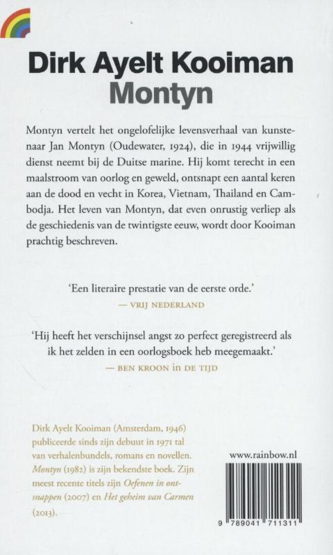 Achterkant van Montyn