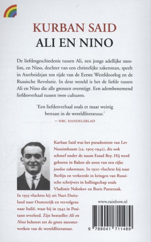 Achterkant van Ali en Nino
