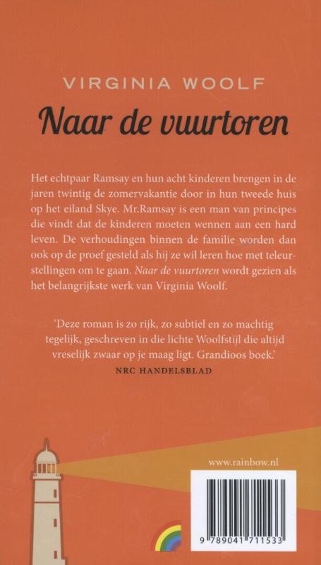 Achterkant van Naar de vuurtoren