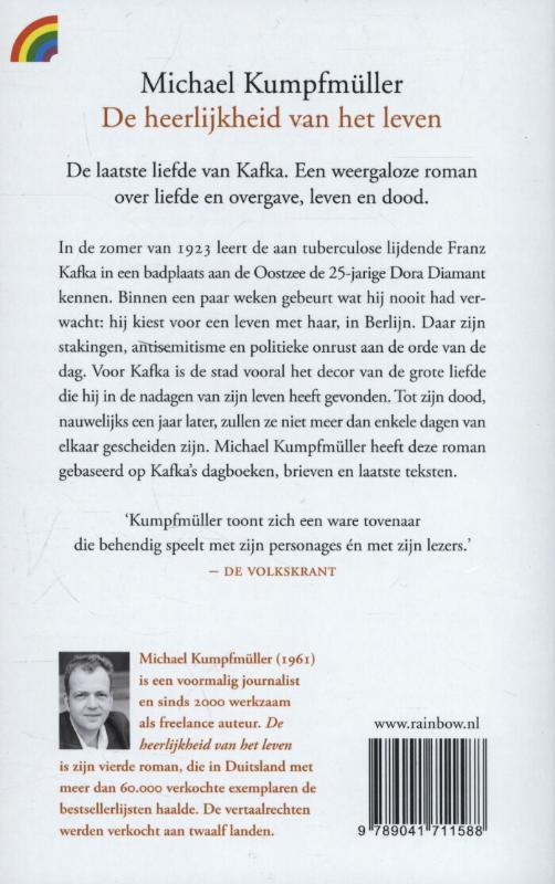 Achterkant van De heerlijkheid van het leven