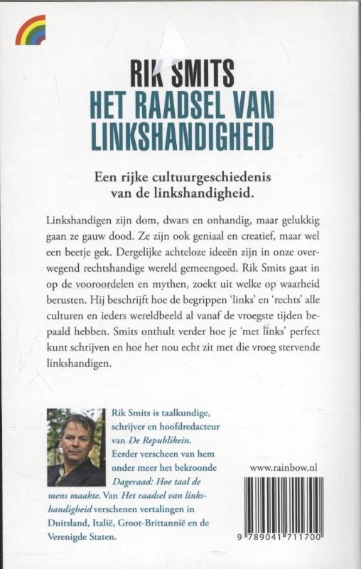 Achterkant van Het raadsel van linkshandigheid