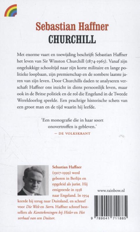 Achterkant van Churchill