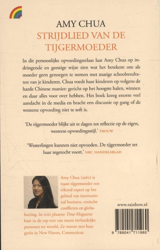 Achterkant van Strijdlied van een tijgermoeder