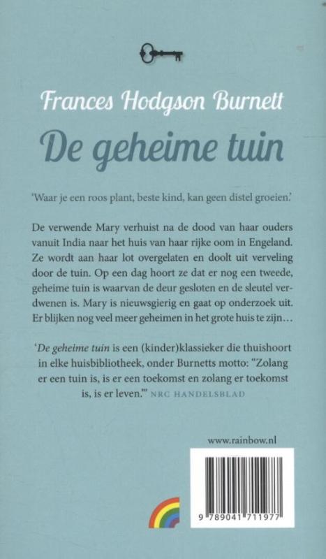 Achterkant van De geheime tuin