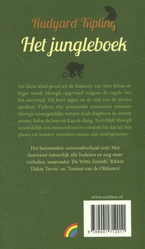 Achterkant van Het Jungleboek