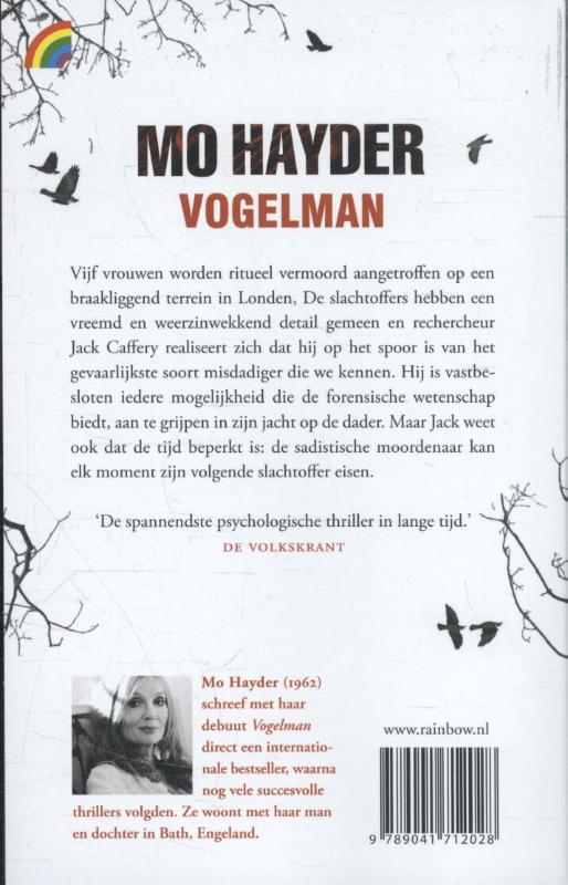 Achterkant van Vogelman