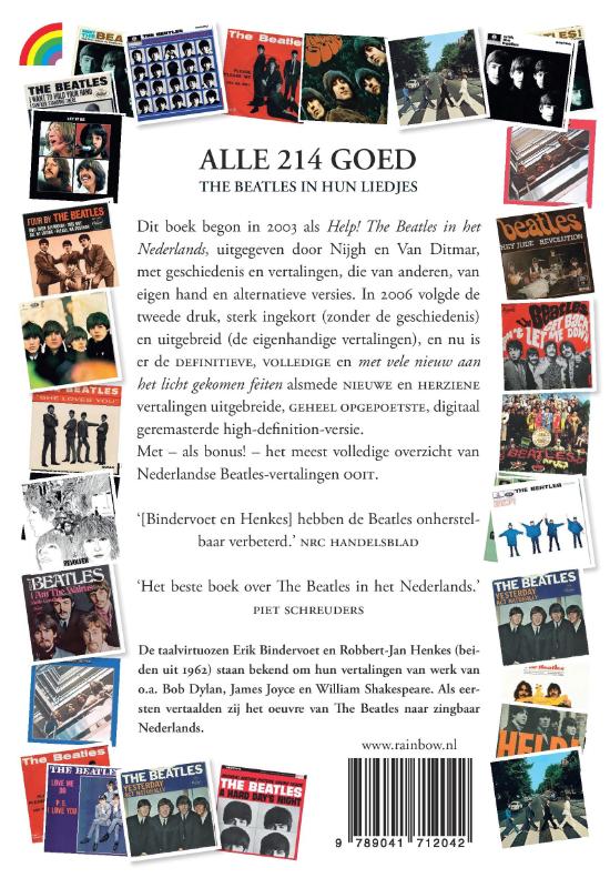 Achterkant van Alle 214 goed