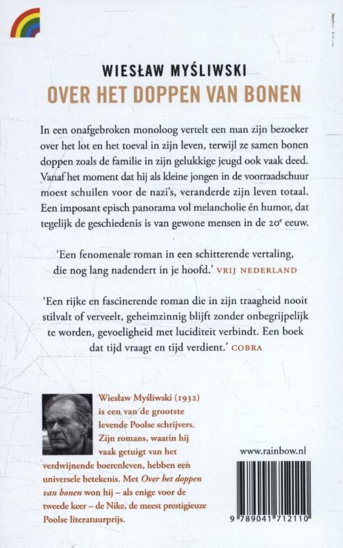 Achterkant van Over het doppen van bonen