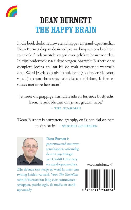 Achterkant van The happy brain