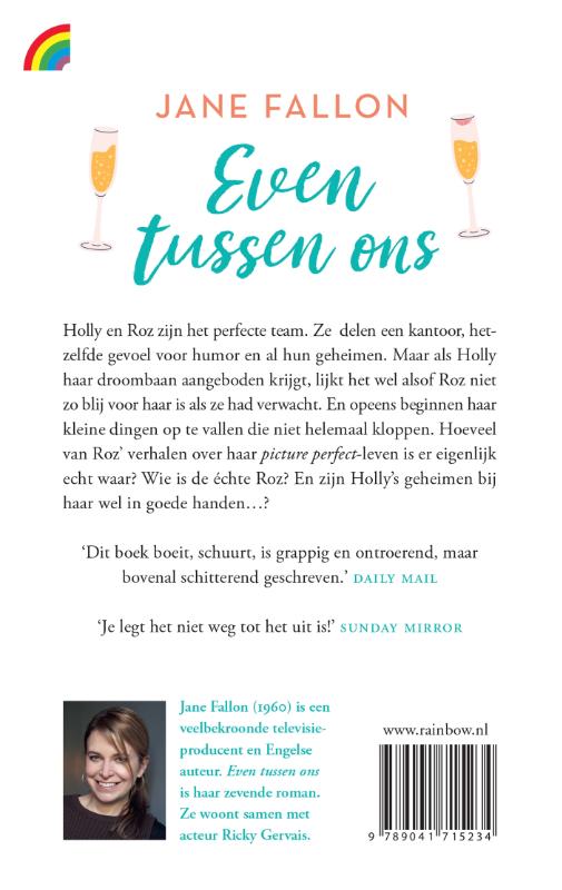 Achterkant van Even tussen ons