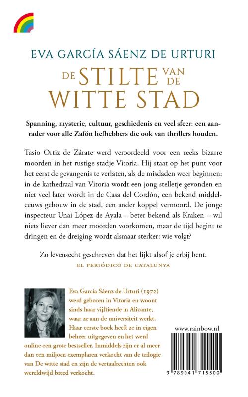 Achterkant van De stilte van de witte stad