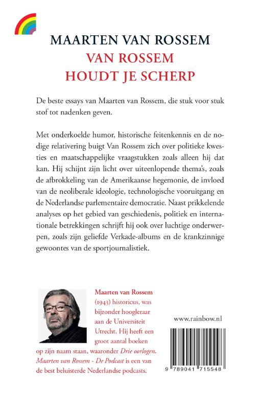 Achterkant van Van Rossem houdt je scherp