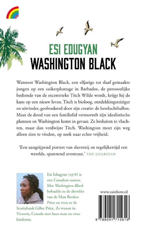 Achterkant van Washington Black