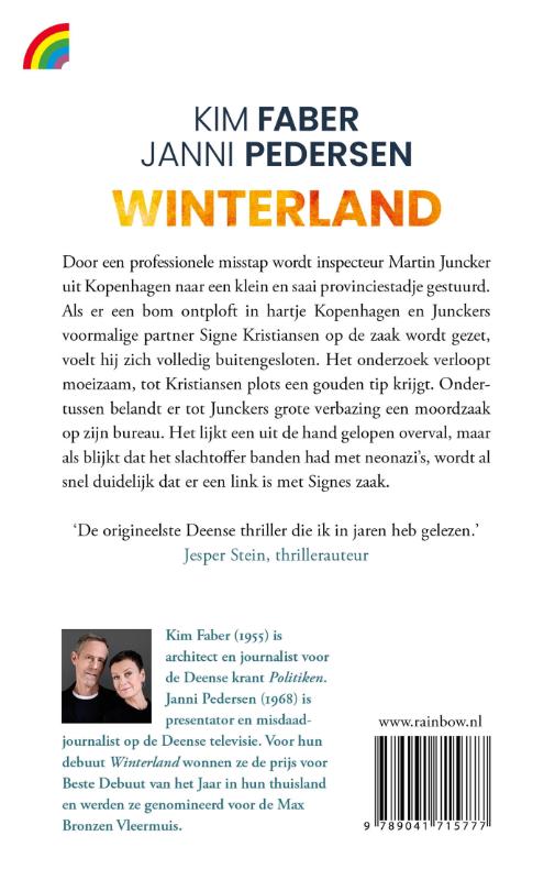 Achterkant van Winterland