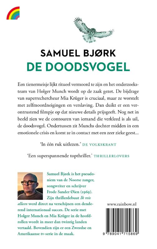 Achterkant van De doodsvogel
