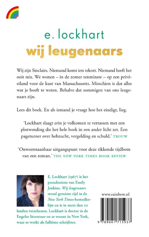 Achterkant van Wij leugenaars