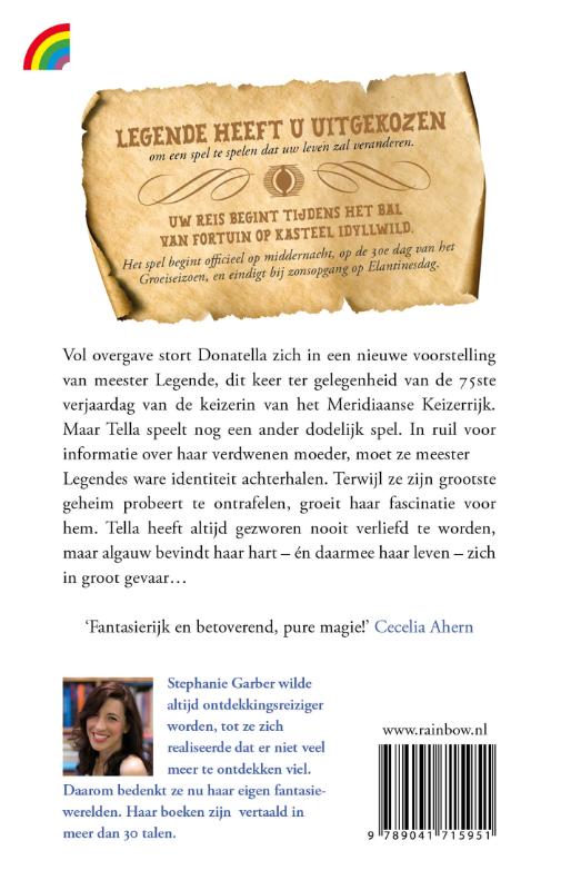 Achterkant van Meester Legende