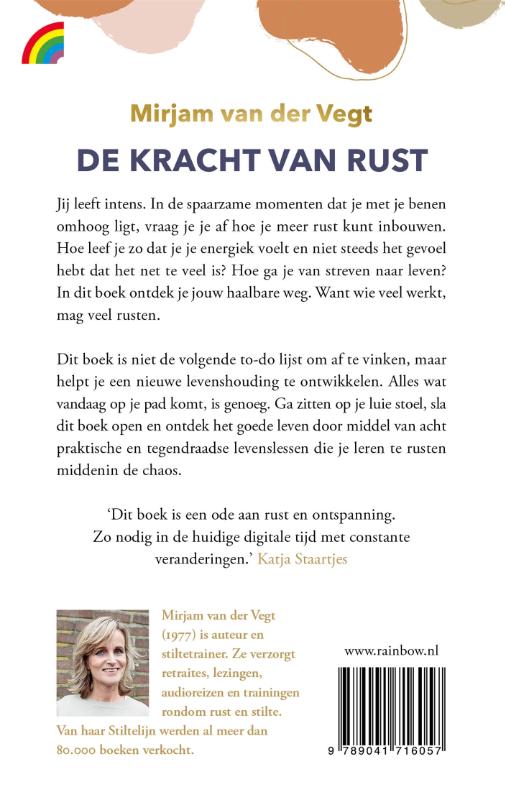 Achterkant van De kracht van rust