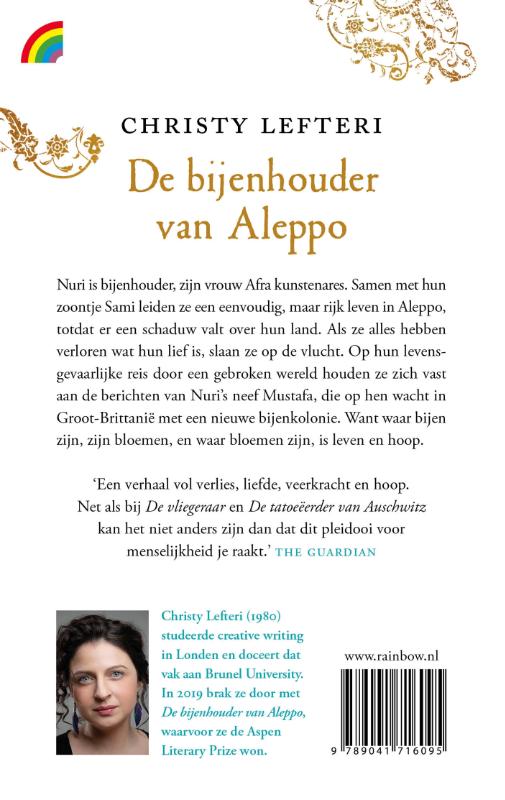 Achterkant van De bijenhouder van Aleppo
