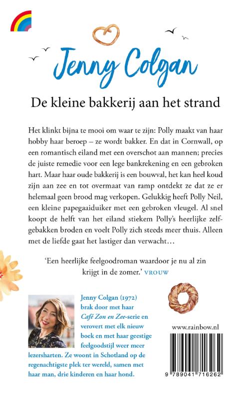 Achterkant van De kleine bakkerij aan het strand