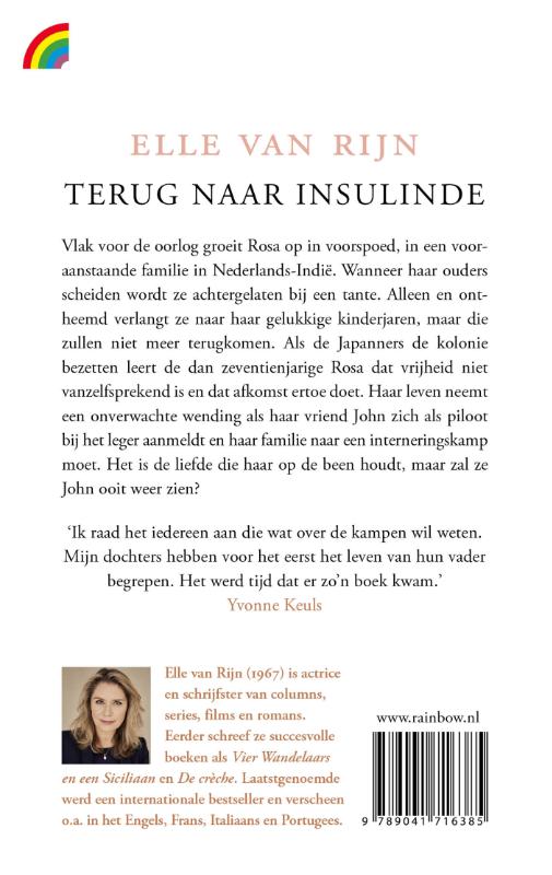 Achterkant van Terug naar Insulinde