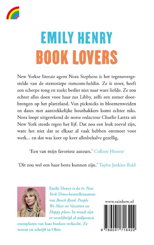 Achterkant van Book Lovers
