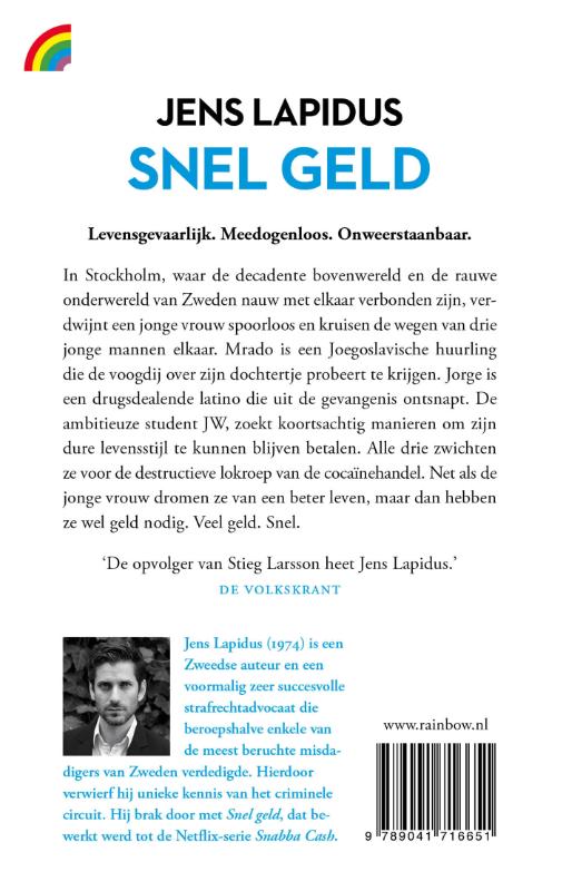 Achterkant van Snel geld